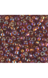 Miyuki rocailles Perlen 6/0 - Silverlined dark topaz ab 6-1005